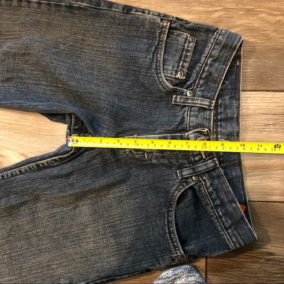 Lee Premium Select Dark Wash W/ Brown Tint Jeans Boys Sz 12 Reg Adjustable Waist - Picture 5 of 11